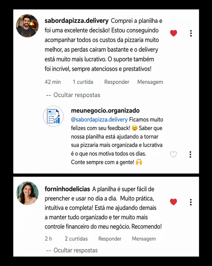 Depoimento de cliente, 2 de 6.