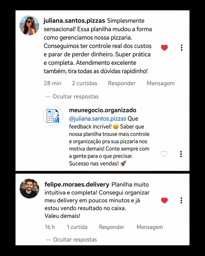 Depoimento de cliente, 3 de 6.